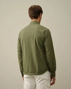 Homme C.P. Company Chemises^Taylon L Zipped Shirt