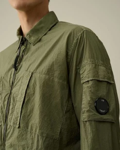 Homme C.P. Company Chemises^Taylon L Zipped Shirt