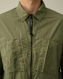 Homme C.P. Company Chemises^Taylon L Zipped Shirt