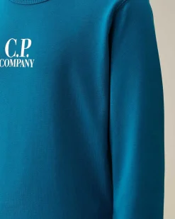 Kids C.P. Company Vêtements 4-8 Ans^U16 Basic Fleece Logo Sweatshirt