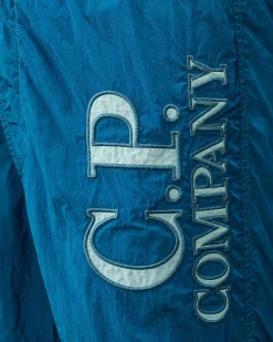Kids C.P. Company Vêtements 2-3 Ans^U16 Chrome-R Logo Print Swim Shorts