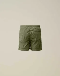 Kids C.P. Company Vêtements 2-3 Ans^U16 Chrome-R Logo Print Swim Shorts