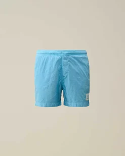 Kids C.P. Company Vêtements 4-8 Ans^U16 Chrome-R Logo Swim Shorts