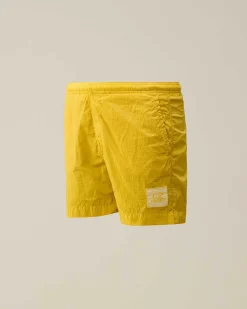 Kids C.P. Company Vêtements 10-14 Ans^U16 Chrome-R Logo Swim Shorts