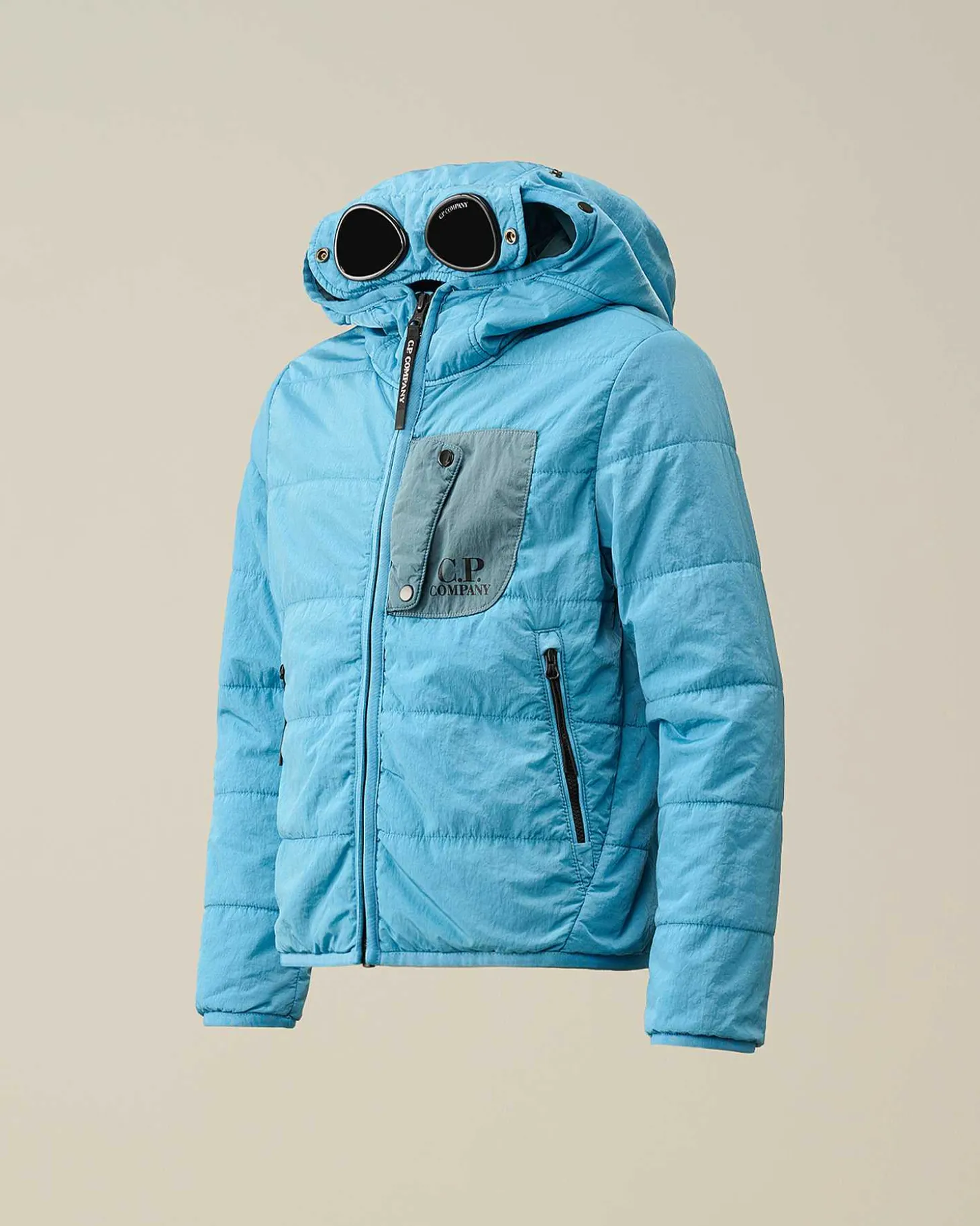 Kids C.P. Company Vêtements 10-14 Ans^U16 Chrome-R Padded Goggle Jacket