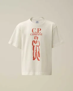 Kids C.P. Company Vêtements 10-14 Ans^U16 Cotton Jersey 30/1 British Sailor T-Shirt