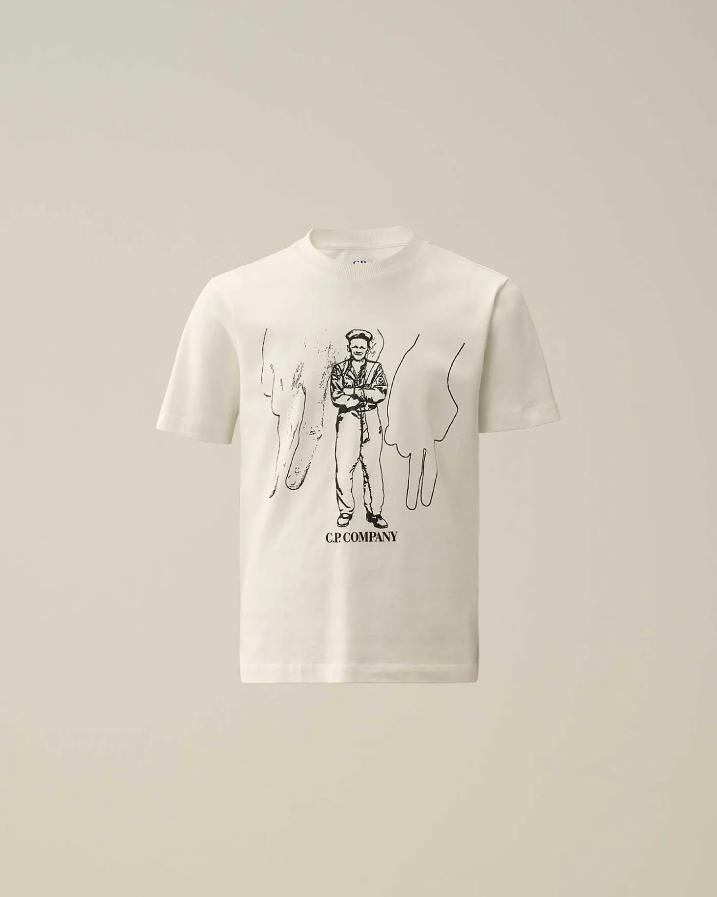 Kids C.P. Company Vêtements 4-8 Ans^U16 Cotton Jersey 30/1 British Sailor T-Shirt