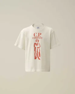 Kids C.P. Company Vêtements 4-8 Ans^U16 Cotton Jersey 30/1 British Sailor T-Shirt