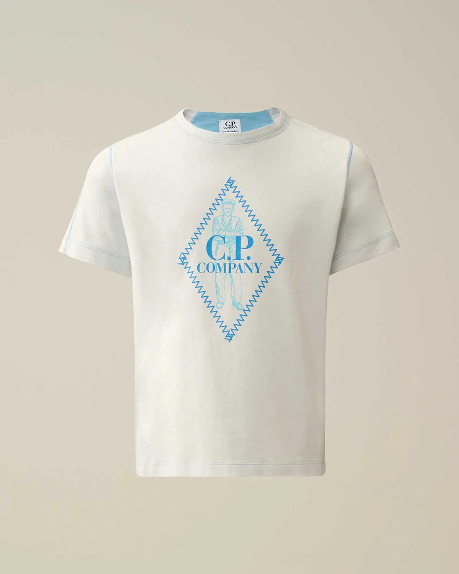 Kids C.P. Company Vêtements 10-14 Ans^U16 Cotton Jersey 30/1 British Sailor T-Shirt