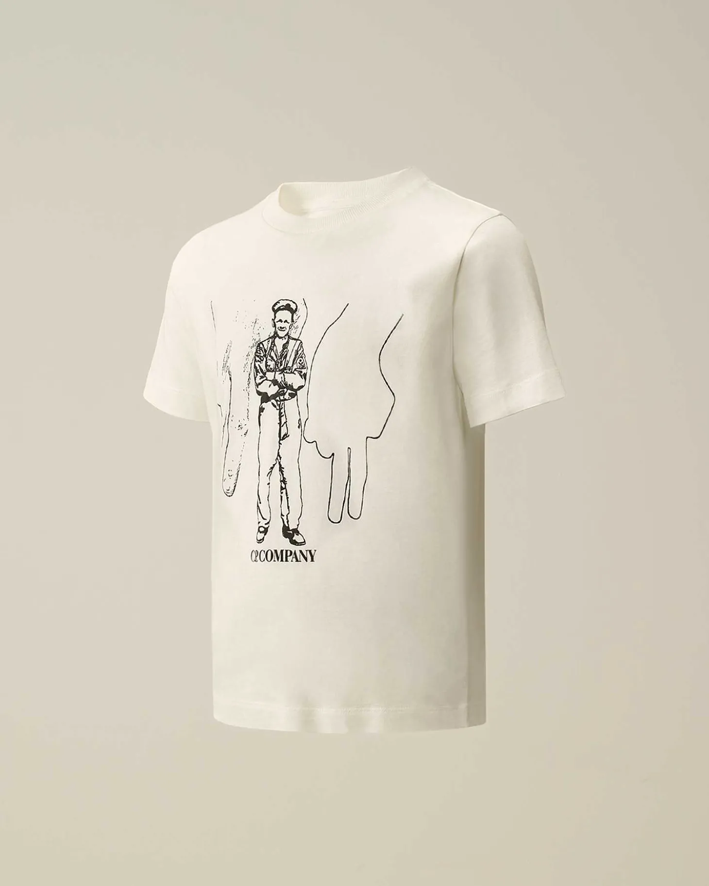 Kids C.P. Company Vêtements 10-14 Ans^U16 Cotton Jersey 30/1 British Sailor T-Shirt