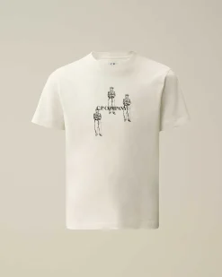 Kids C.P. Company Vêtements 10-14 Ans^U16 Cotton Jersey 30/1 Graphic T-Shirt
