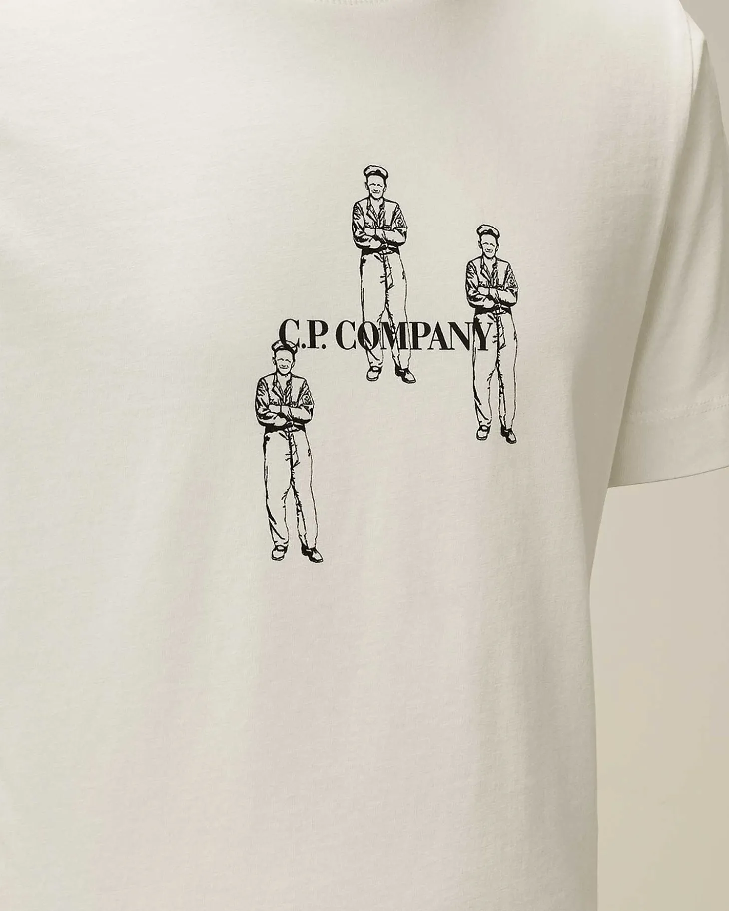 Kids C.P. Company Vêtements 10-14 Ans^U16 Cotton Jersey 30/1 Graphic T-Shirt