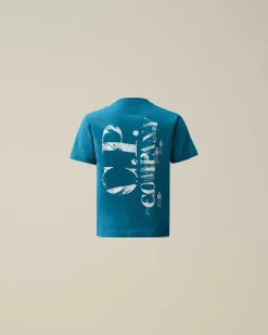 Kids C.P. Company Vêtements 2-3 Ans^U16 Cotton Jersey 30/1 Graphic T-Shirt