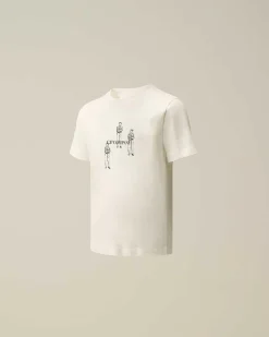 Kids C.P. Company Vêtements 4-8 Ans^U16 Cotton Jersey 30/1 Graphic T-Shirt