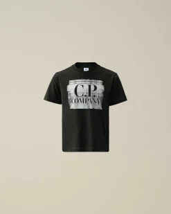 Kids C.P. Company Vêtements 2-3 Ans^U16 Cotton Jersey 30/1 Graphic Logo T-Shirt