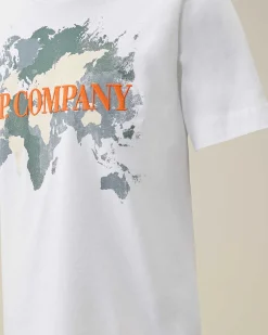 Kids C.P. Company Vêtements 10-14 Ans^U16 Cotton Jersey 30/1 Graphic T-Shirt