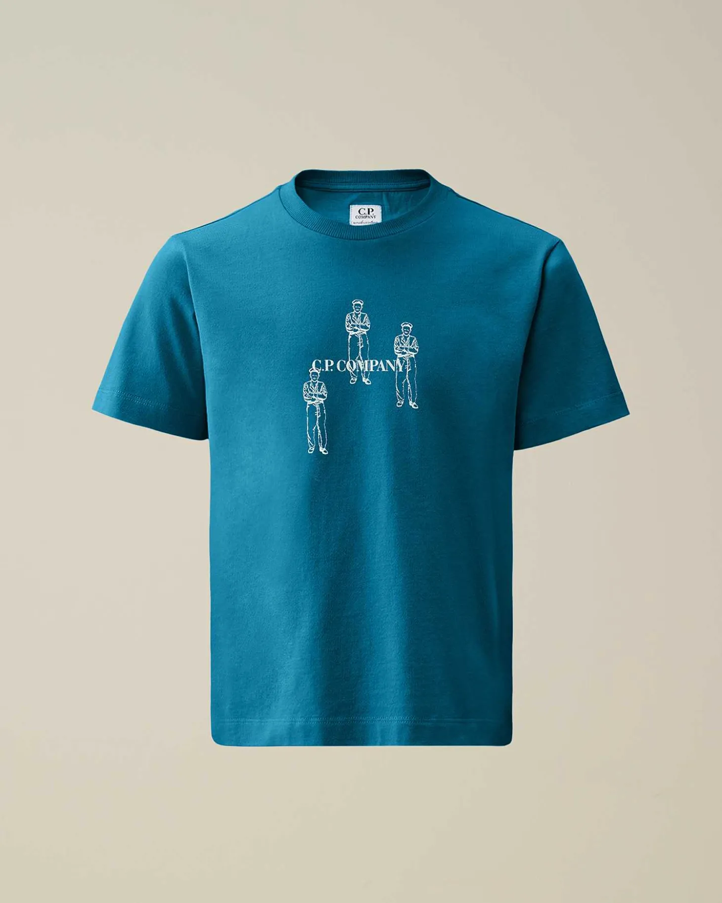 Kids C.P. Company Vêtements 10-14 Ans^U16 Cotton Jersey 30/1 Graphic T-Shirt