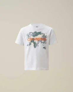 Kids C.P. Company Vêtements 4-8 Ans^U16 Cotton Jersey 30/1 Graphic T-Shirt