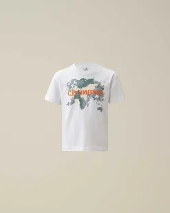 Kids C.P. Company Vêtements 2-3 Ans^U16 Cotton Jersey 30/1 Graphic T-Shirt