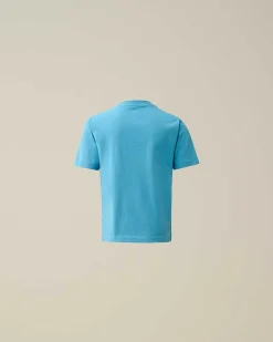 Kids C.P. Company Vêtements 2-3 Ans^U16 Cotton Jersey 30/1 Label Style Logo T-Shirt