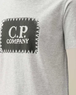 Kids C.P. Company Vêtements 10-14 Ans^U16 Cotton Jersey 30/1 Label Style Logo T-Shirt