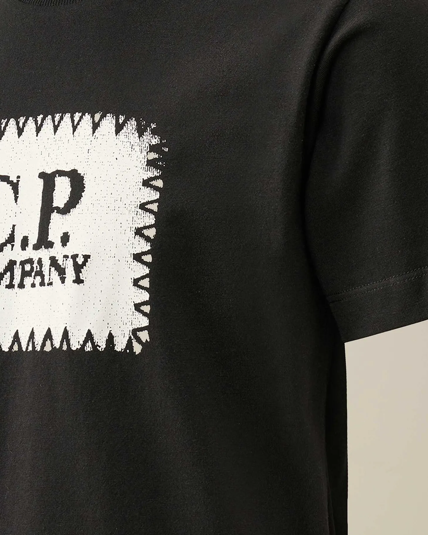 Kids C.P. Company Vêtements 4-8 Ans^U16 Cotton Jersey 30/1 Label Style Logo T-Shirt