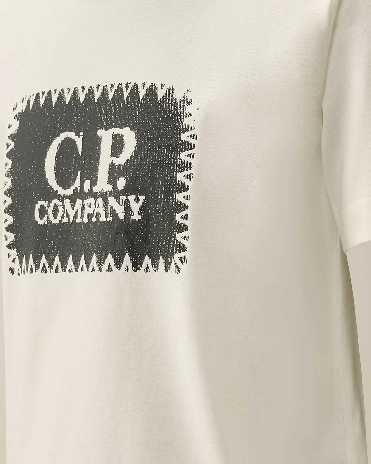 Kids C.P. Company Vêtements 10-14 Ans^U16 Cotton Jersey 30/1 Label Style Logo T-Shirt