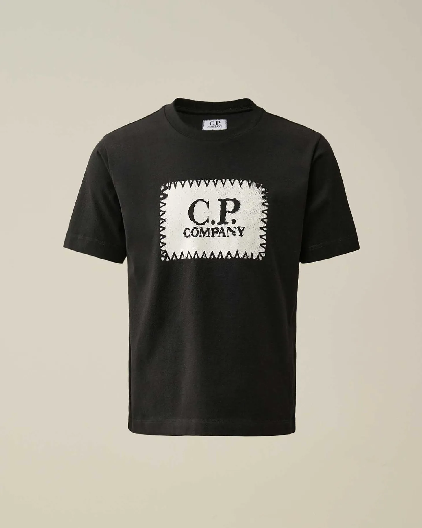 Kids C.P. Company Vêtements 10-14 Ans^U16 Cotton Jersey 30/1 Label Style Logo T-Shirt