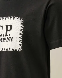 Kids C.P. Company Vêtements 10-14 Ans^U16 Cotton Jersey 30/1 Label Style Logo T-Shirt