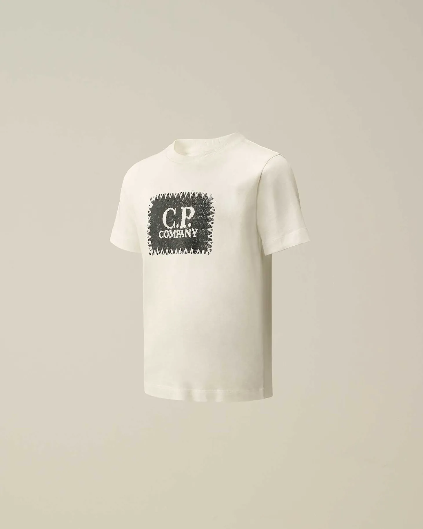 Kids C.P. Company Vêtements 4-8 Ans^U16 Cotton Jersey 30/1 Label Style Logo T-Shirt