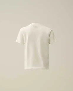 Kids C.P. Company Vêtements 4-8 Ans^U16 Cotton Jersey 30/1 Label Style Logo T-Shirt