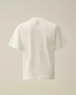 Kids C.P. Company Vêtements 10-14 Ans^U16 Cotton Jersey 30/1 Maxi Logo T-Shirt
