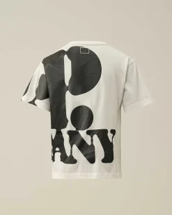 Kids C.P. Company Vêtements 10-14 Ans^U16 Cotton Jersey 30/1 Oversized Graphic T-Shirt