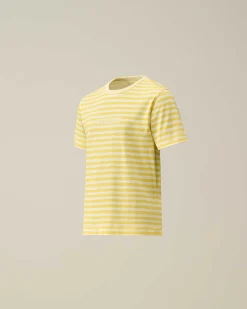 Kids C.P. Company Vêtements 4-8 Ans^U16 Cotton Jersey 30/1 Striped T-Shirt