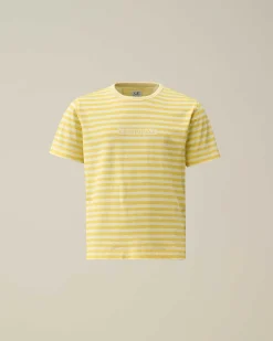 Kids C.P. Company Vêtements 4-8 Ans^U16 Cotton Jersey 30/1 Striped T-Shirt