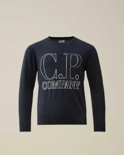 Kids C.P. Company Vêtements 10-14 Ans^U16 Cotton Logo Knit