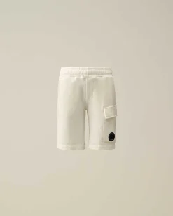 Kids C.P. Company Vêtements 2-3 Ans^U16 Diagonal Fleece Cargo Shorts