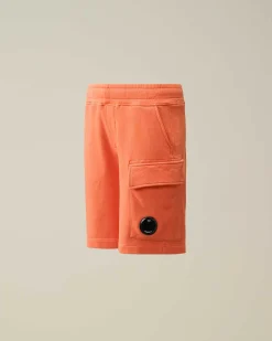 Kids C.P. Company Vêtements 4-8 Ans^U16 Diagonal Fleece Cargo Shorts