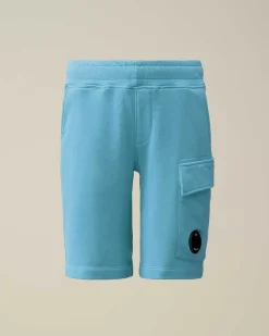 Kids C.P. Company Vêtements 10-14 Ans^U16 Diagonal Fleece Cargo Shorts