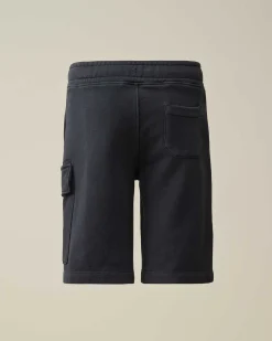Kids C.P. Company Vêtements 10-14 Ans^U16 Diagonal Fleece Cargo Shorts