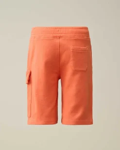 Kids C.P. Company Vêtements 10-14 Ans^U16 Diagonal Fleece Cargo Shorts