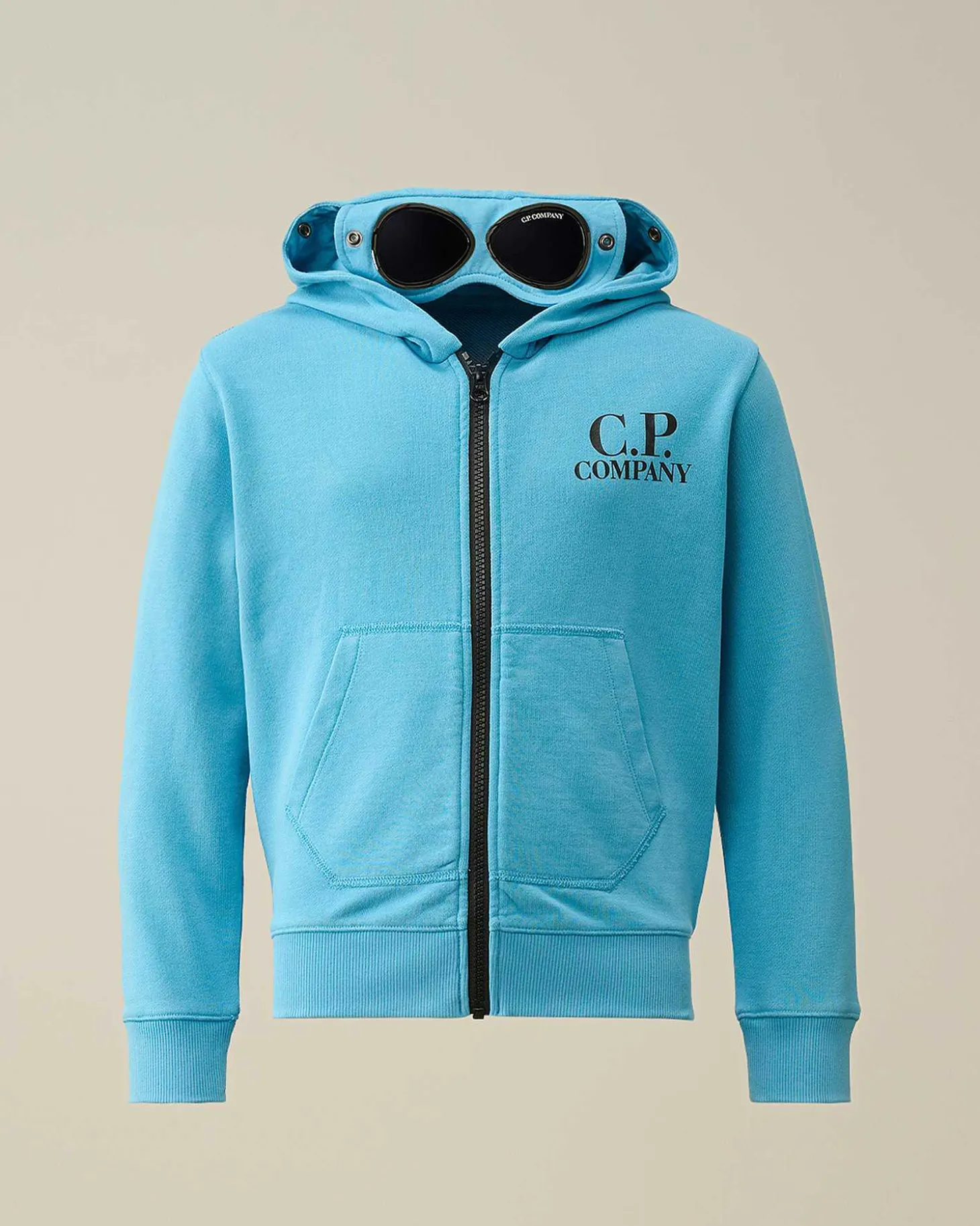 Kids C.P. Company Vêtements 10-14 Ans^U16 Diagonal Fleece Goggle Hoodie