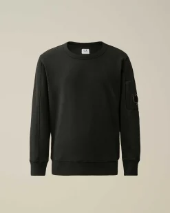 Kids C.P. Company Vêtements 10-14 Ans^U16 Diagonal Fleece Lens Sweatshirt