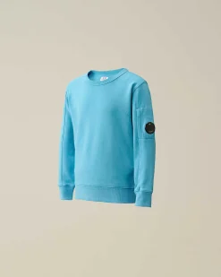 Kids C.P. Company Vêtements 4-8 Ans^U16 Diagonal Fleece Lens Sweatshirt