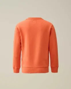 Kids C.P. Company Vêtements 10-14 Ans^U16 Diagonal Fleece Logo Sweatshirt