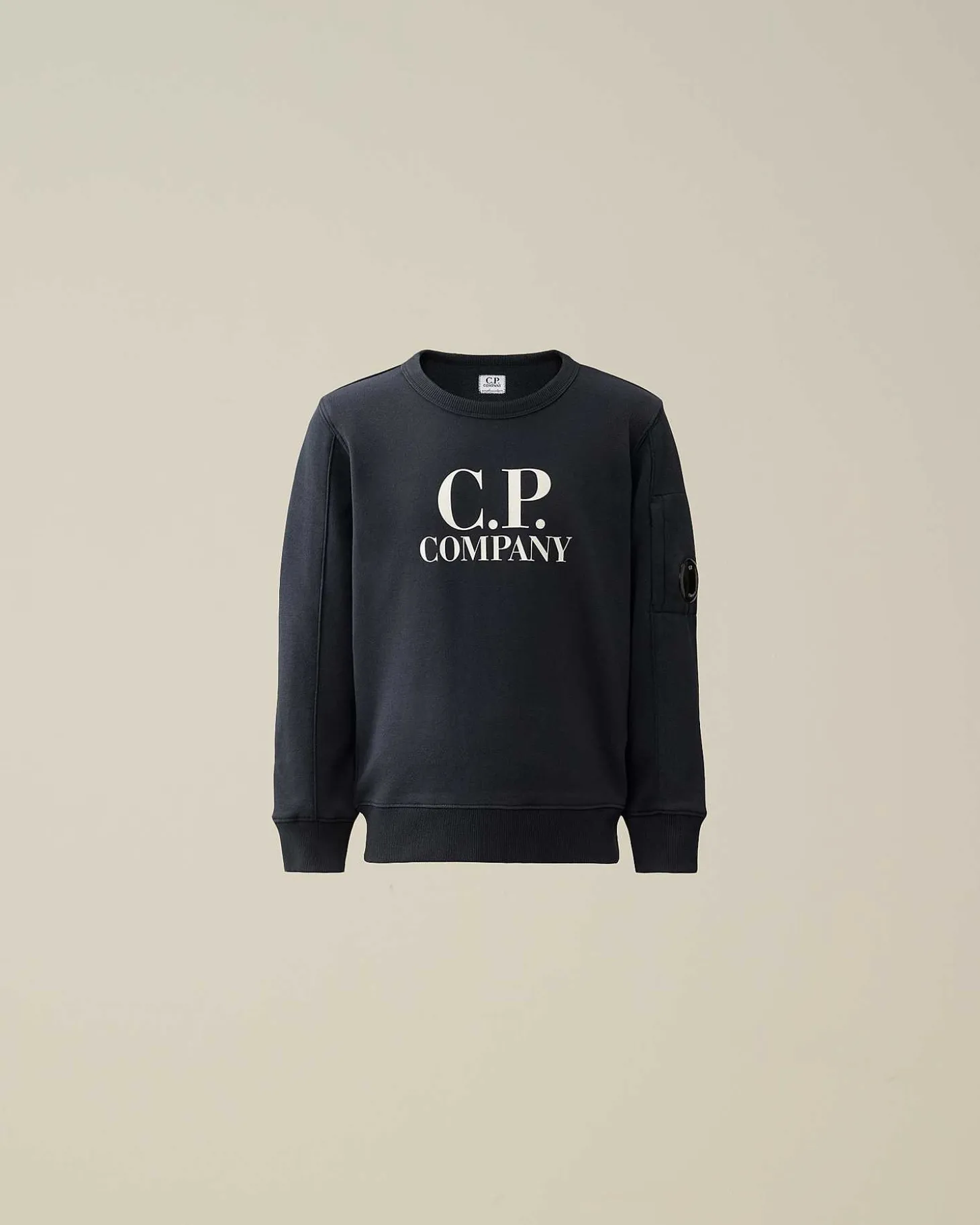 Kids C.P. Company Vêtements 2-3 Ans^U16 Diagonal Fleece Logo Sweatshirt