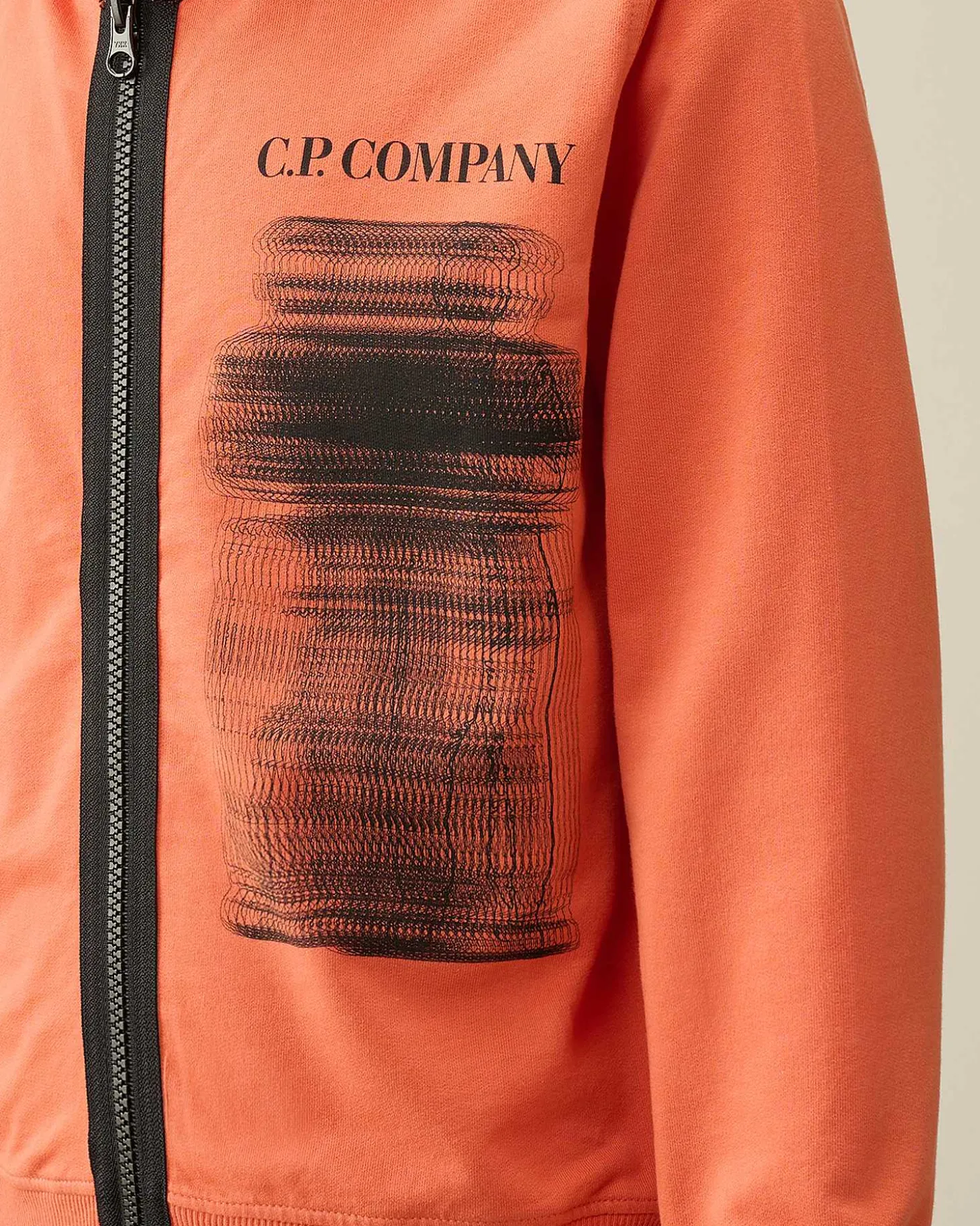 Kids C.P. Company Vêtements 4-8 Ans^U16 Light Fleece Graphic Hoodie