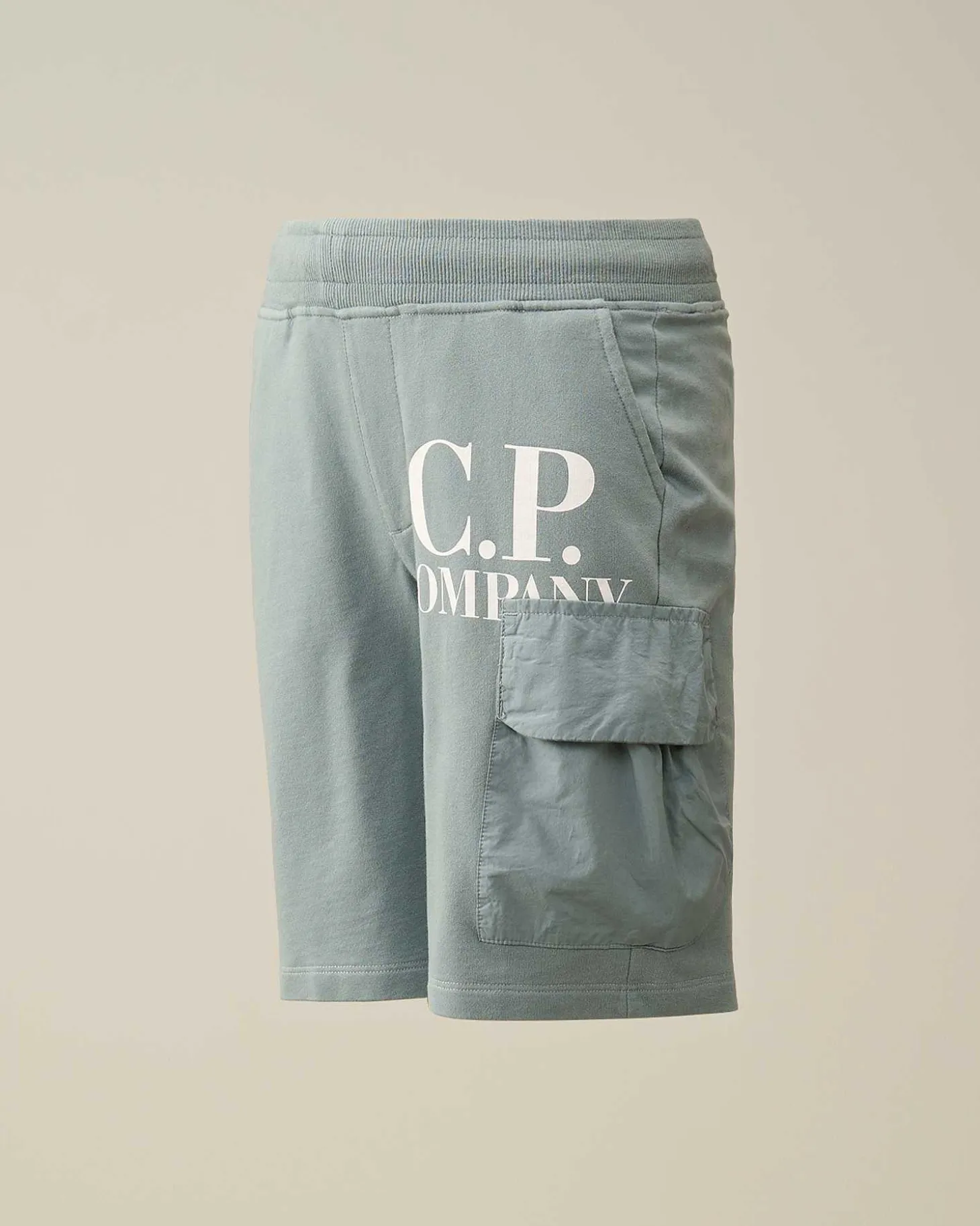 Kids C.P. Company Vêtements 10-14 Ans^U16 Light Fleece Mixed Cargo Shorts