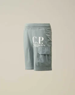 Kids C.P. Company Vêtements 4-8 Ans^U16 Light Fleece Mixed Cargo Shorts