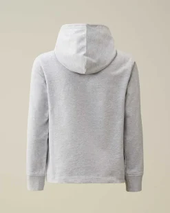 Kids C.P. Company Vêtements 10-14 Ans^U16 Light Fleece Mixed Graphic Hoodie